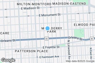 Map image of the property - 2609 Jefferson St