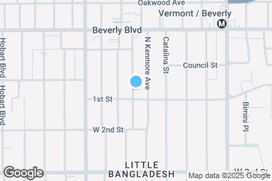 Map image of the property - 112 N Edgemont St