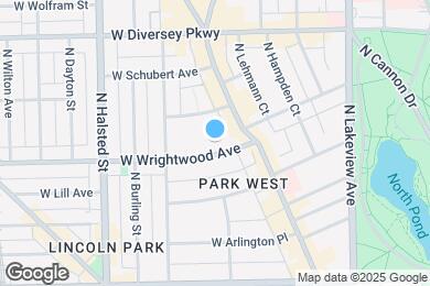 Map image of the property - 640 W Wrightwood Ave