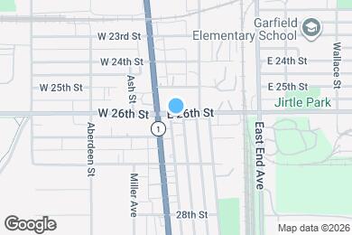 Map image of the property - 2600 Commercial Ave