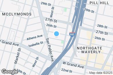 Map image of the property - 696 25th St