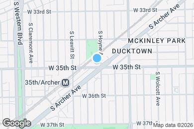 Map image of the property - 2106 W 35th St