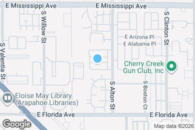 Map image of the property - 9016 E Louisiana Pl