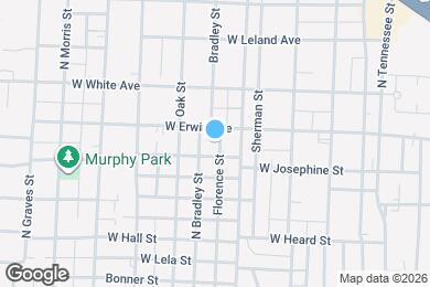 Map image of the property - 1305 Florence St