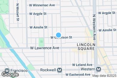 Map image of the property - 2607 W Gunnison St