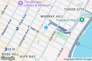 Map image of the property - 222 E 35th St