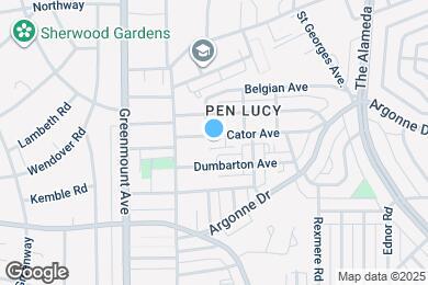 Map image of the property - 709 Cator Ave