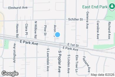 Map image of the property - 109 N Avon Rd