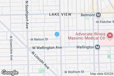 Map image of the property - 1210 W Nelson St