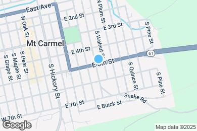 Map image of the property - 334 E 5th St