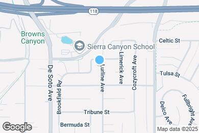 Map image of the property - 10947 Lurline Ave
