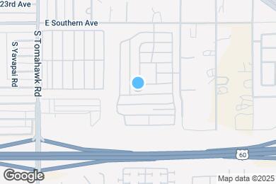 Map image of the property - 2162 E Cochise Ave
