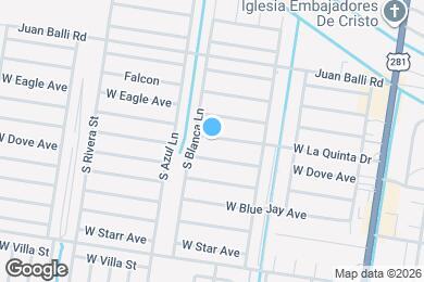 Map image of the property - 611 W La Quinta Dr