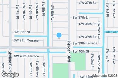 Map image of the property - 419 SW 39th Terrace