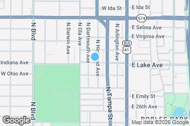 Map image of the property - 218 W Indiana Ave
