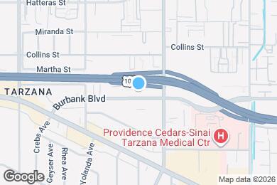 Map image of the property - 18545 Burbank Blvd