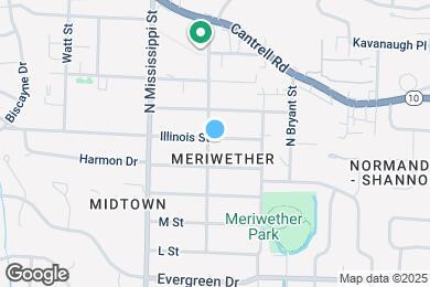 Map image of the property - 7321 Illinois St