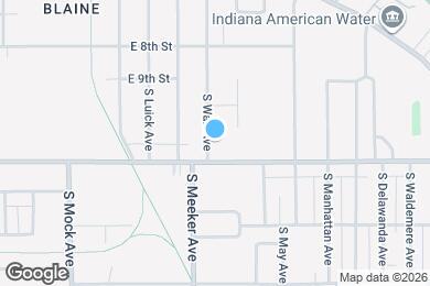 Map image of the property - 1808 S Wall Ave