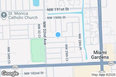 Map image of the property - 3010 NW 187th St