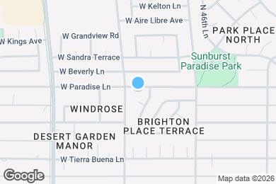Map image of the property - 4841 W Paradise Ln