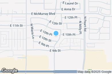 Map image of the property - 1387 E 10th Pl