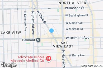 Map image of the property - 3217 N Clark St