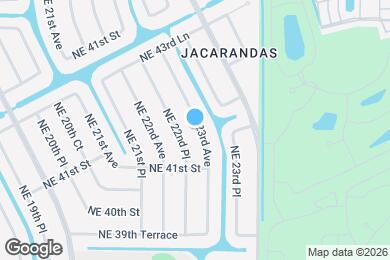 Map image of the property - 4128 NE 23rd Ave