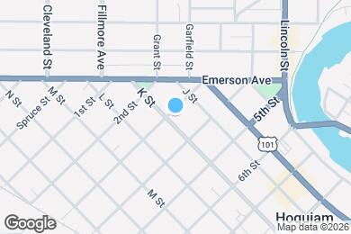 Map image of the property - 417 3rd St
