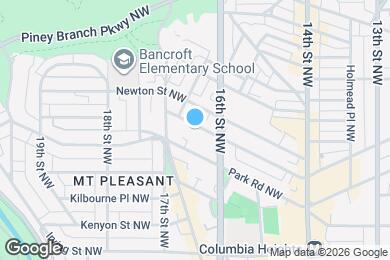 Map image of the property - 1628 Monroe St NW