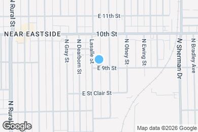 Map image of the property - 3310 E 9th St