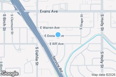 Map image of the property - 5064 E Donald Ave