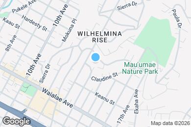 Map image of the property - 3727 Anuhea St