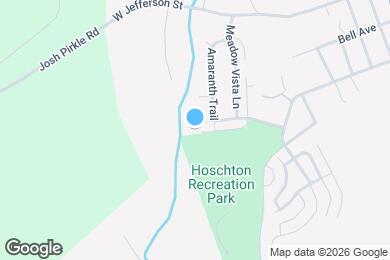 Map image of the property - 201 Muscogee Dr