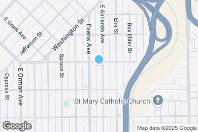 Map image of the property - 1007 E Abriendo Ave
