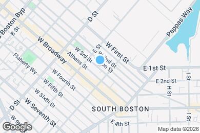 Map image of the property - 254 W 3rd St