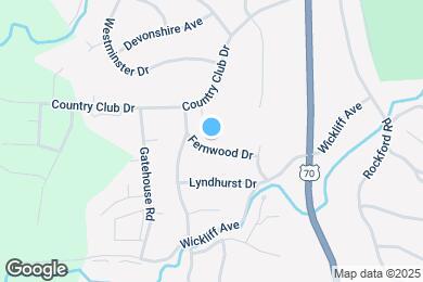 Map image of the property - 1410 Fernwood Dr