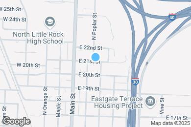 Map image of the property - 212 E 21st St