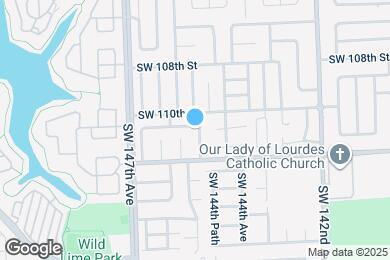 Map image of the property - 14550 SW 110th Terrace