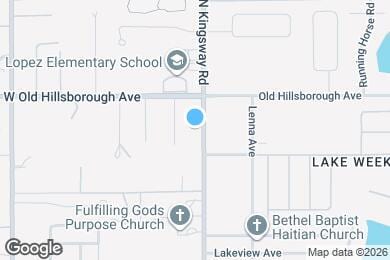 Map image of the property - 205 S Kingsway Rd