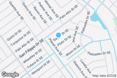Map image of the property - 1124 Saturn St SE