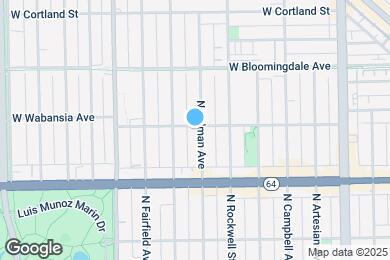 Map image of the property - 1656 N Talman Ave