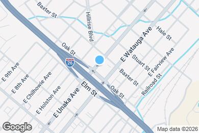 Map image of the property - 406 E Unaka Ave