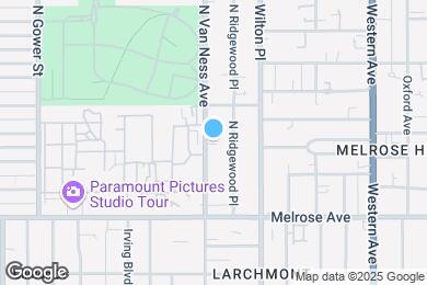 Map image of the property - 812 N Van Ness Ave