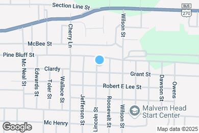 Map image of the property - 825 Lincoln St