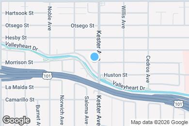 Map image of the property - 4927 1/2 Kester Ave