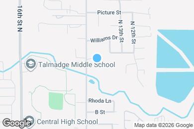 Map image of the property - Creekside Meadows Apartments