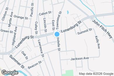 Map image of the property - 19 Boutelle St