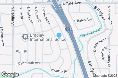 Map image of the property - 3028 S Glencoe St