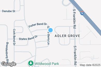 Map image of the property - 3327 Grove Berry Ln
