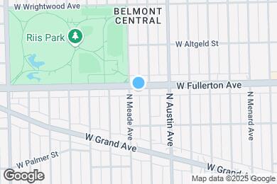 Map image of the property - 6047 W Fullerton Ave